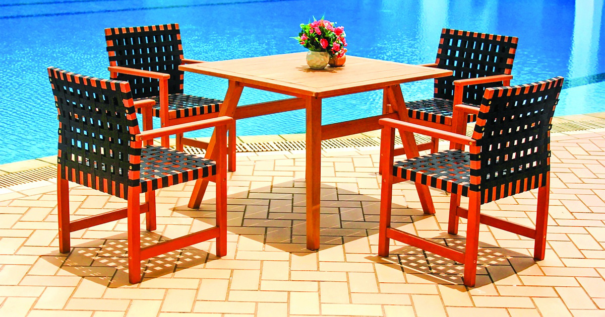 Global distribution chains export - an outdoor furniture product of Nghia Son Wooden Furniture Company Limited