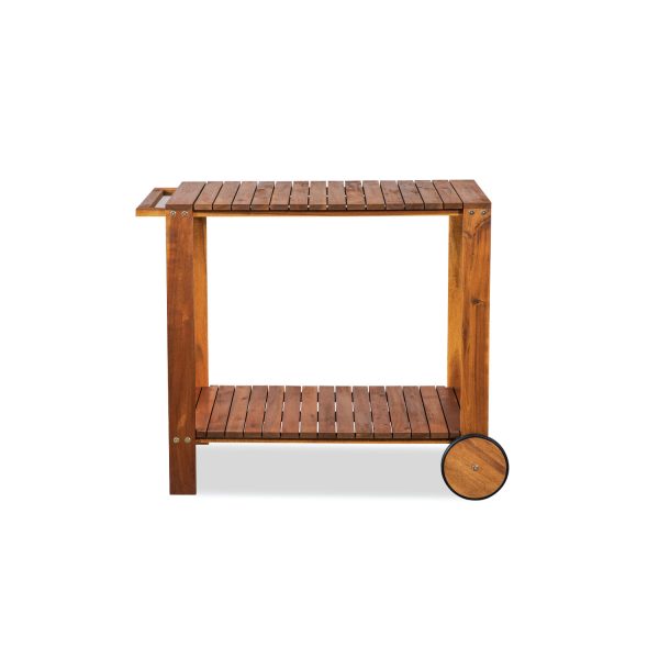 Allen Trolley Lamego – Stylish Wooden Serving Cart with Functional Design