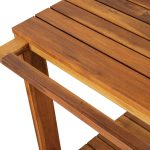 Allen Trolley Lamego – Stylish Wooden Serving Cart with Functional Design