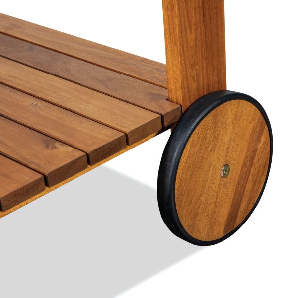 Allen Trolley Lamego – Stylish Wooden Serving Cart with Functional Design
