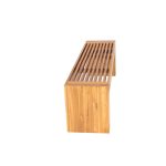 Beliani Modern 3-Person Bench – Stylish and Comfortable Seating for Contemporary Homes
