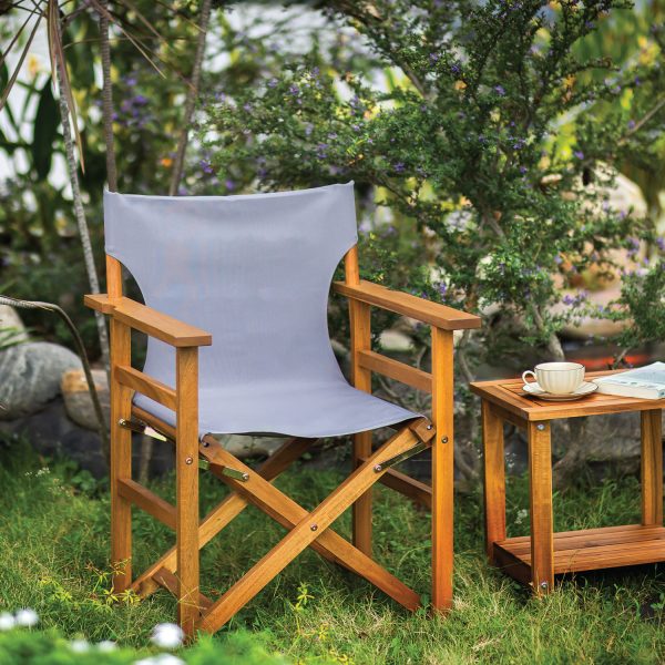 Director Chair – Classic Folding Wooden Chair for Style and Comfort