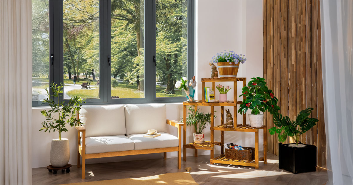 Gedo Flower Shelf 8 Pots