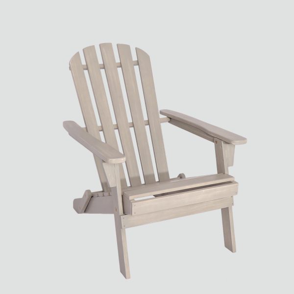 Pazidom Silla Adirondack 2 – Solid Wood Outdoor Chair for Relaxation and Style