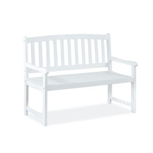 Shine Company Belfort Bench White