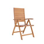 Verda Recline Five Position Chair – Adjustable Wooden Recliner for Ultimate Comfort