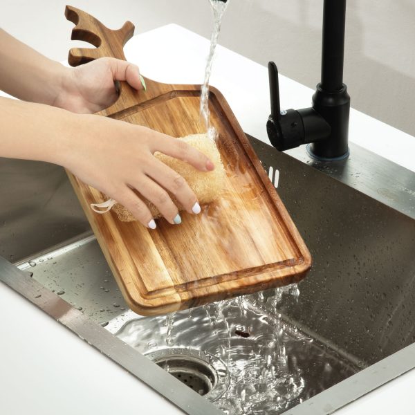 Antler Wooden Board – Premium Handmade Wooden Serving & Cutting Board for Modern Kitchens
