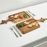 Antler Wooden Board – Premium Handmade Wooden Serving & Cutting Board for Modern Kitchens