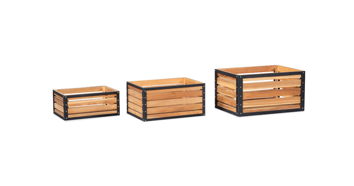 Asance Steel Frame Wooden Bath Storage