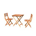 Ascot Bistro Set – Modern Outdoor Bistro Set for Patios, Balconies & Small Spaces