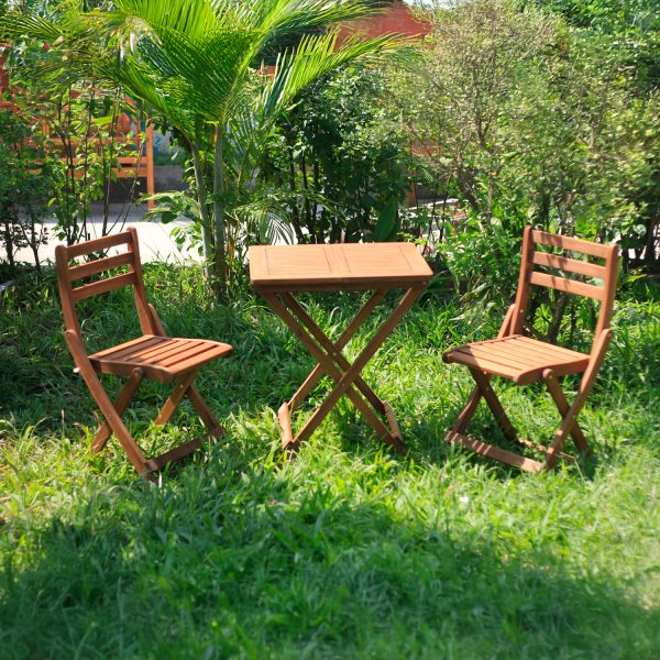 Ascot Bistro Set – Modern Outdoor Bistro Set for Patios, Balconies & Small Spaces
