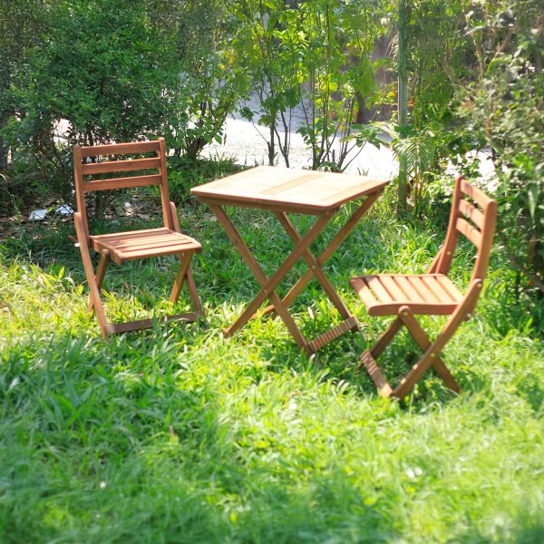 Ascot Bistro Set – Modern Outdoor Bistro Set for Patios, Balconies & Small Spaces