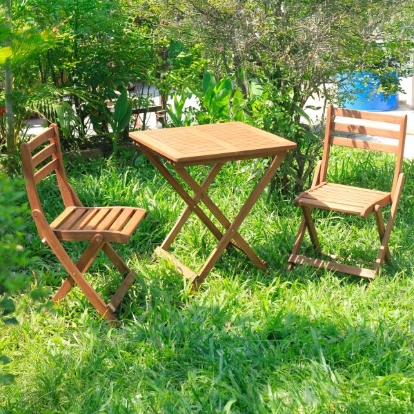 Ascot Bistro Set – Modern Outdoor Bistro Set for Patios, Balconies & Small Spaces