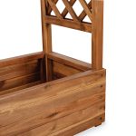 Awrord Trellis Planter – Wooden Planter Box with Trellis