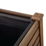 Beledo Planter with Wheels | Modern Wooden Mobile Planter for Indoor & Outdoor Spaces