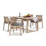 Brolk Dining Set – Modern Wooden Dining Table & Chairs for Stylish Homes