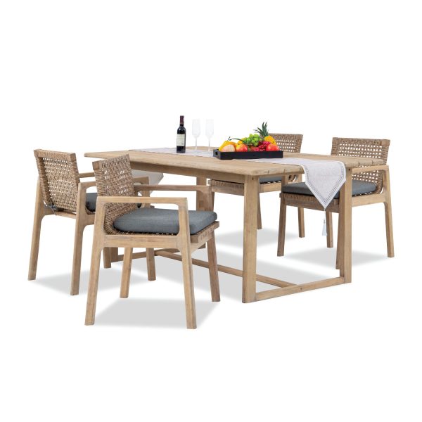 Brolk Dining Set – Modern Wooden Dining Table & Chairs for Stylish Homes
