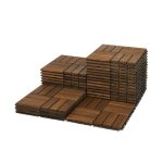 Decktile 12-Slat – Premium Acacia Wood Deck Tiles for Outdoor Flooring & Patios