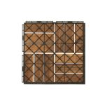 Decktile 12-Slat – Premium Acacia Wood Deck Tiles for Outdoor Flooring & Patios