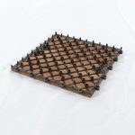 Decktile 5-Slat Grooved – Acacia Wood Interlocking Deck Tiles for Patio, Balcony & Garden Flooring