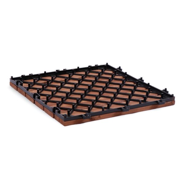 Decktile 6-Slat – Durable Acacia Wood Deck Tiles for Outdoor Flooring & Patios