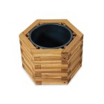 Drixset Hexagonal Planter | Stylish Wooden Hexagon Planter for Modern Living Spaces