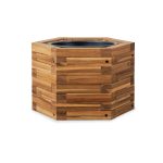 Drixset Hexagonal Planter | Stylish Wooden Hexagon Planter for Modern Living Spaces