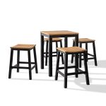 Highland Bar Set – Premium Outdoor Acacia Wood Bar Set for Modern Patios