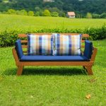 Idaho Outdoor Bench – Stylish and Durable Solid Wood Bench for Garden and Patio