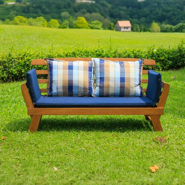 Idaho Outdoor Bench – Stylish and Durable Solid Wood Bench for Garden and Patio