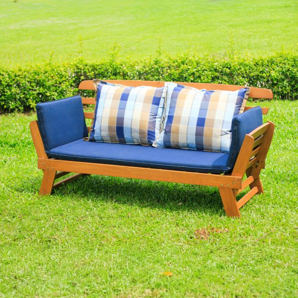Idaho Outdoor Bench – Stylish and Durable Solid Wood Bench for Garden and Patio