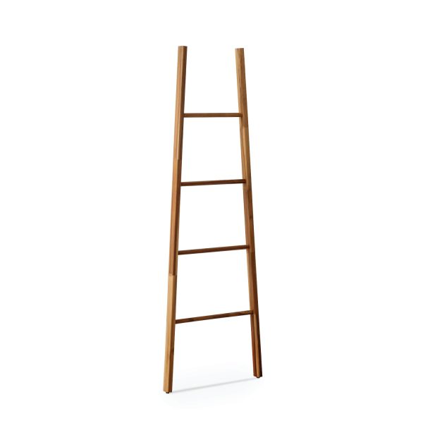 Jego Wooden Bath Ladder – Stylish Bathroom Storage with Natural Wooden Design