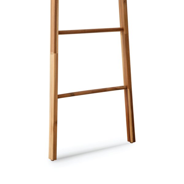 Jego Wooden Bath Ladder – Stylish Bathroom Storage with Natural Wooden Design
