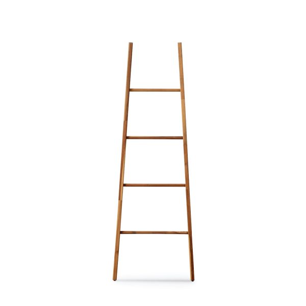 Jego Wooden Bath Ladder – Stylish Bathroom Storage with Natural Wooden Design
