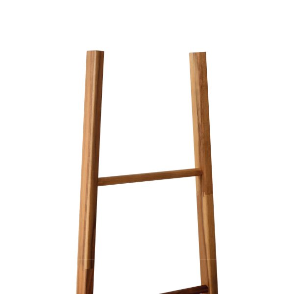 Jego Wooden Bath Ladder – Stylish Bathroom Storage with Natural Wooden Design