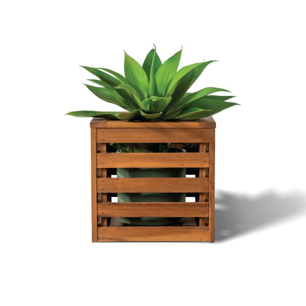 Kada Square Planter | Modern Wooden Square Planter for Indoor & Outdoor Decoration