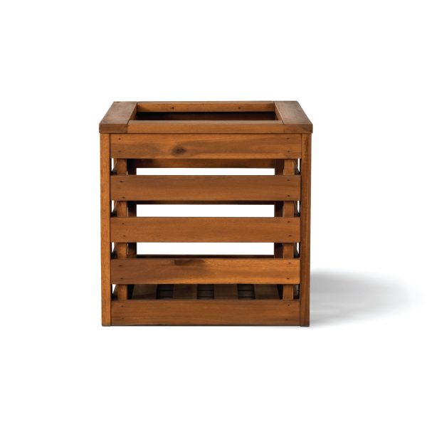 Kada Square Planter | Modern Wooden Square Planter for Indoor & Outdoor Decoration