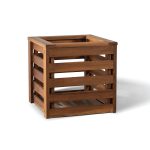 Kada Square Planter | Modern Wooden Square Planter for Indoor & Outdoor Decoration