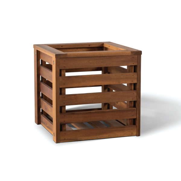 Kada Square Planter | Modern Wooden Square Planter for Indoor & Outdoor Decoration