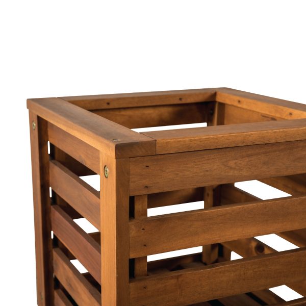 Kada Square Planter | Modern Wooden Square Planter for Indoor & Outdoor Decoration