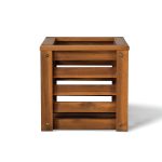 Kada Square Planter | Modern Wooden Square Planter for Indoor & Outdoor Decoration