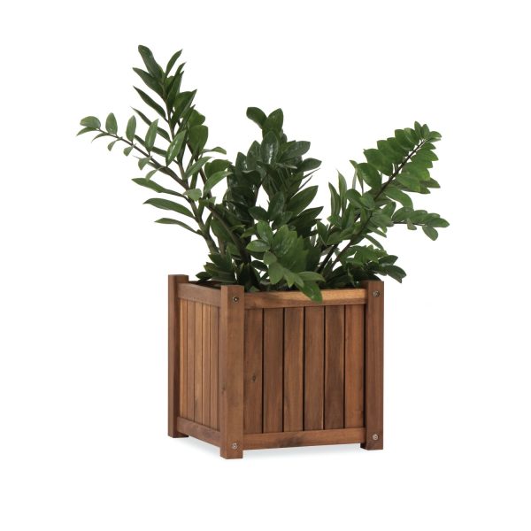 Ladena Square Flower Box – Elegant Square Planter for Modern Indoor & Outdoor Spaces