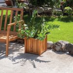 Ladena Square Flower Box – Elegant Square Planter for Modern Indoor & Outdoor Spaces