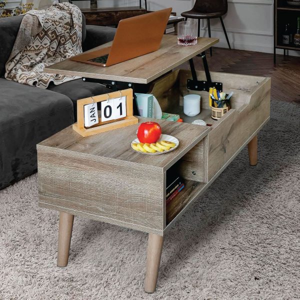 Lift Top Coffee Table – Modern Multi-Functional Table for Stylish Living Rooms