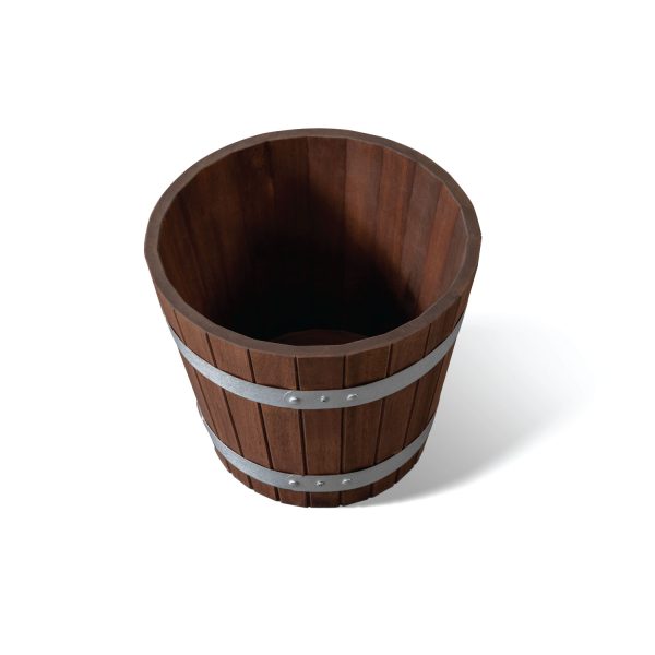 Lodiff Wooden 3-Piece Bucket | Versatile Natural Wood Storage & Décor Set