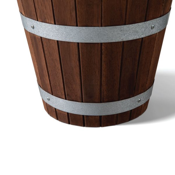 Lodiff Wooden 3-Piece Bucket | Versatile Natural Wood Storage & Décor Set