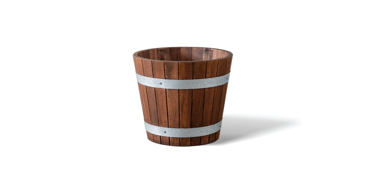 Lodiff Wooden 3-Piece Bucket