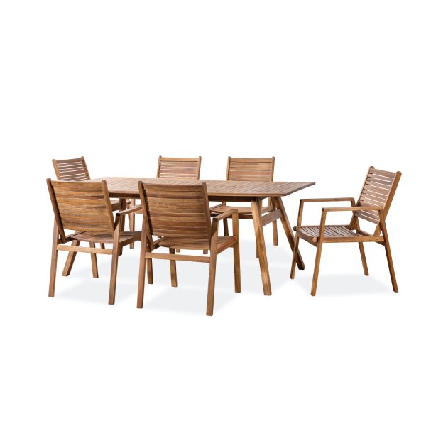 Maria Dining Set – Elegant Wooden Dining Table & Chair Set for Modern Homes