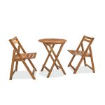 Naro Bistro Set – Modern Outdoor Bistro Set for Balconies, Patios & Small Spaces