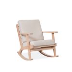 Niesey Rocking Chair | Modern Wooden Rocking Chair for Indoor & Outdoor Relaxation